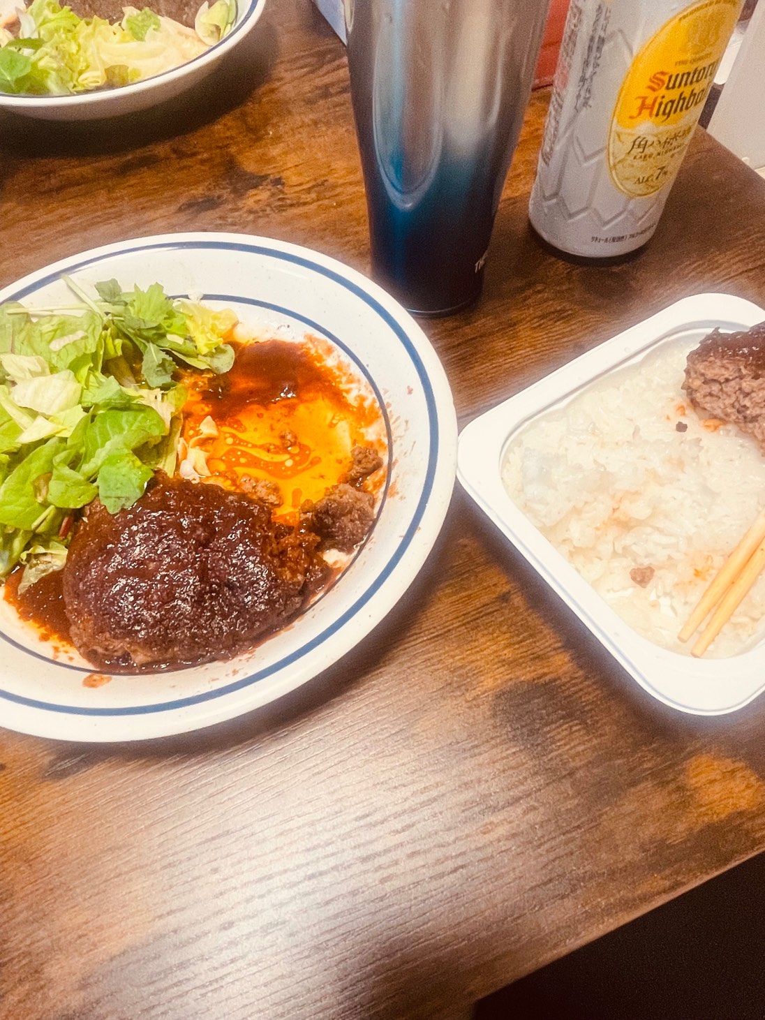 完成した食卓